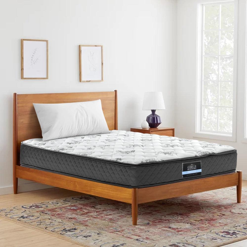 Giselle Bedding Rocco Bonnell Spring Mattress 24cm Thick Single - John Cootes