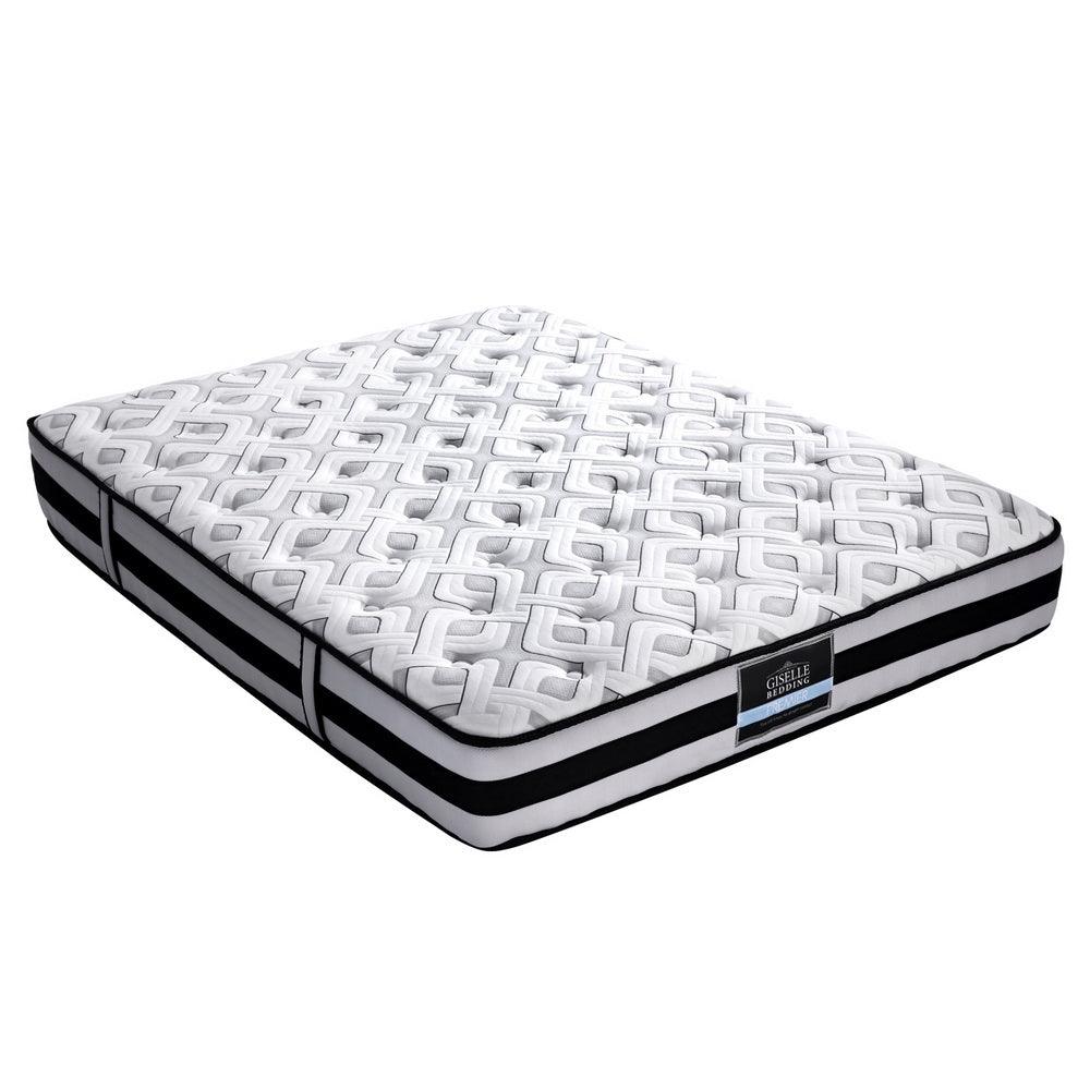 Giselle Bedding Rumba Tight Top Pocket Spring Mattress 24cm Thick Double - John Cootes