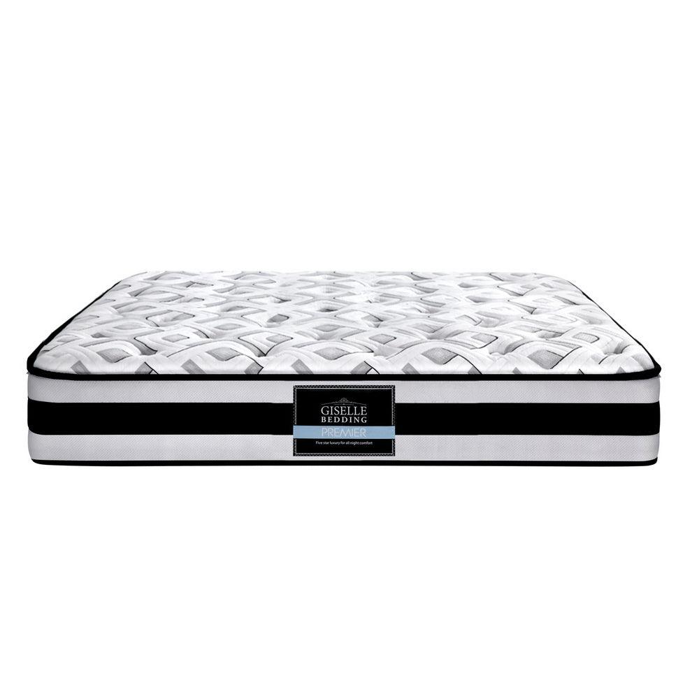 Giselle Bedding Rumba Tight Top Pocket Spring Mattress 24cm Thick King - John Cootes