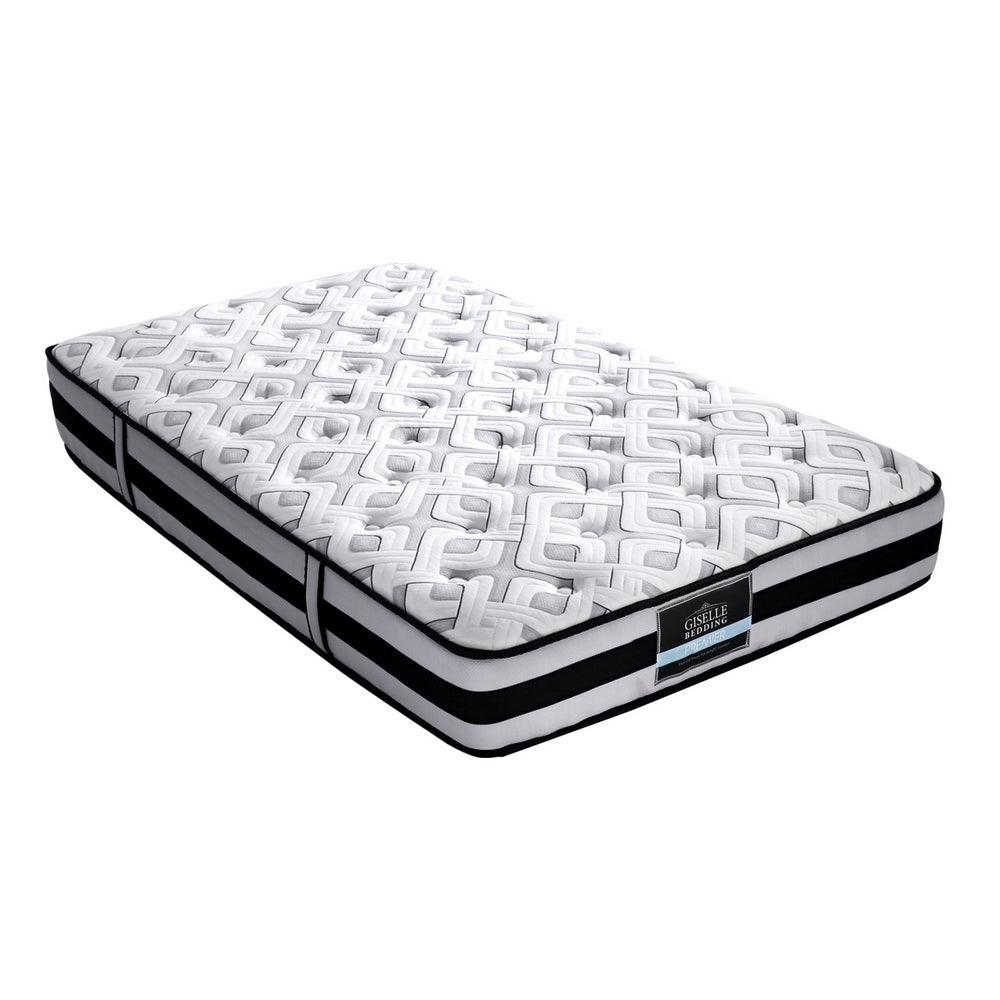 Giselle Bedding Rumba Tight Top Pocket Spring Mattress 24cm Thick Single - John Cootes