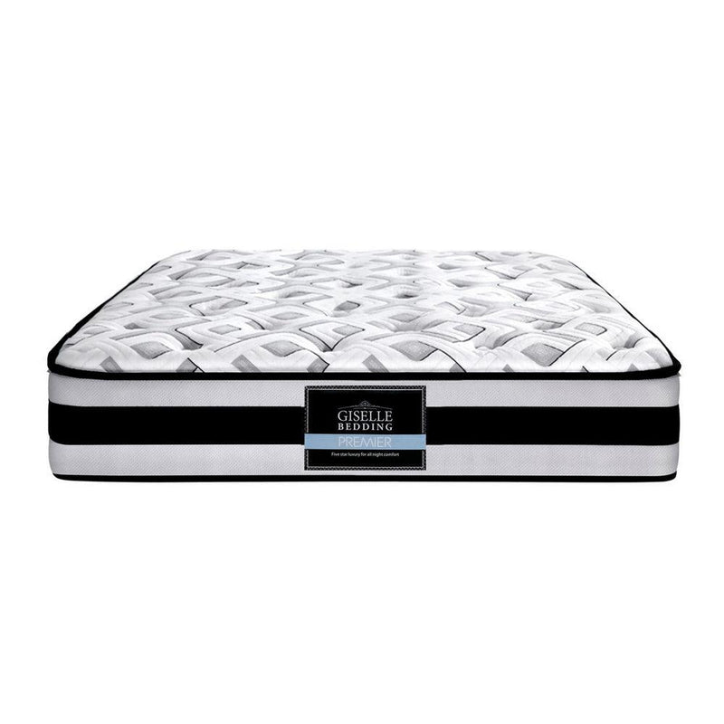 Giselle Bedding Rumba Tight Top Pocket Spring Mattress 24cm Thick Single - John Cootes