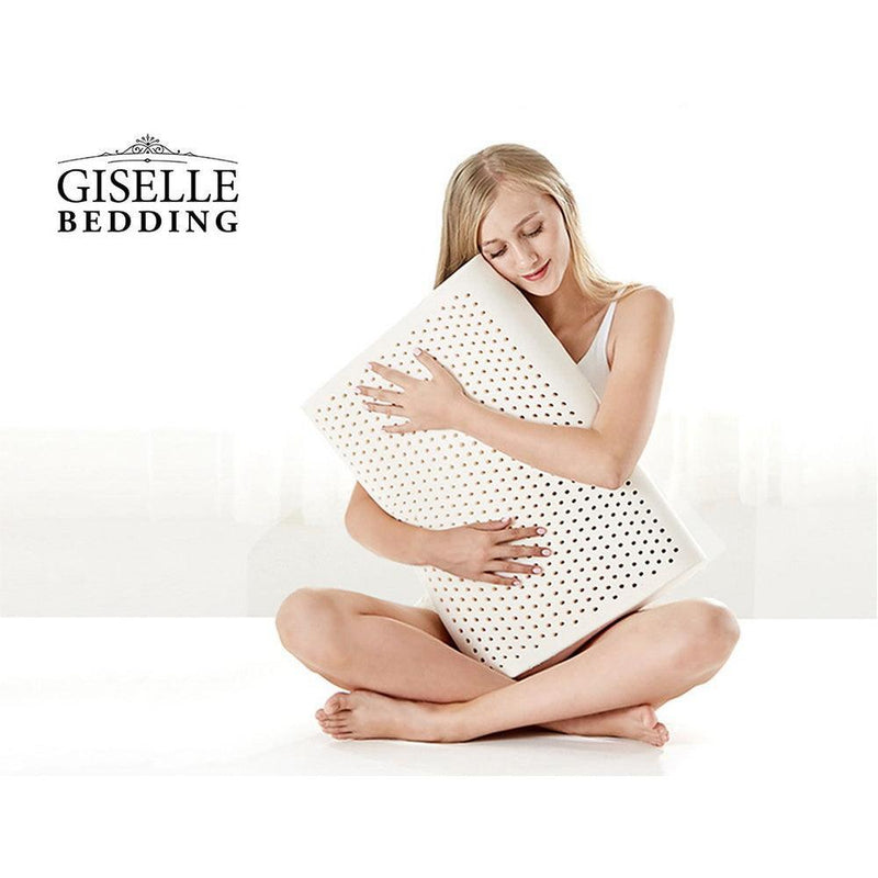 Giselle Bedding Set of 2 Natural Latex Pillow - John Cootes