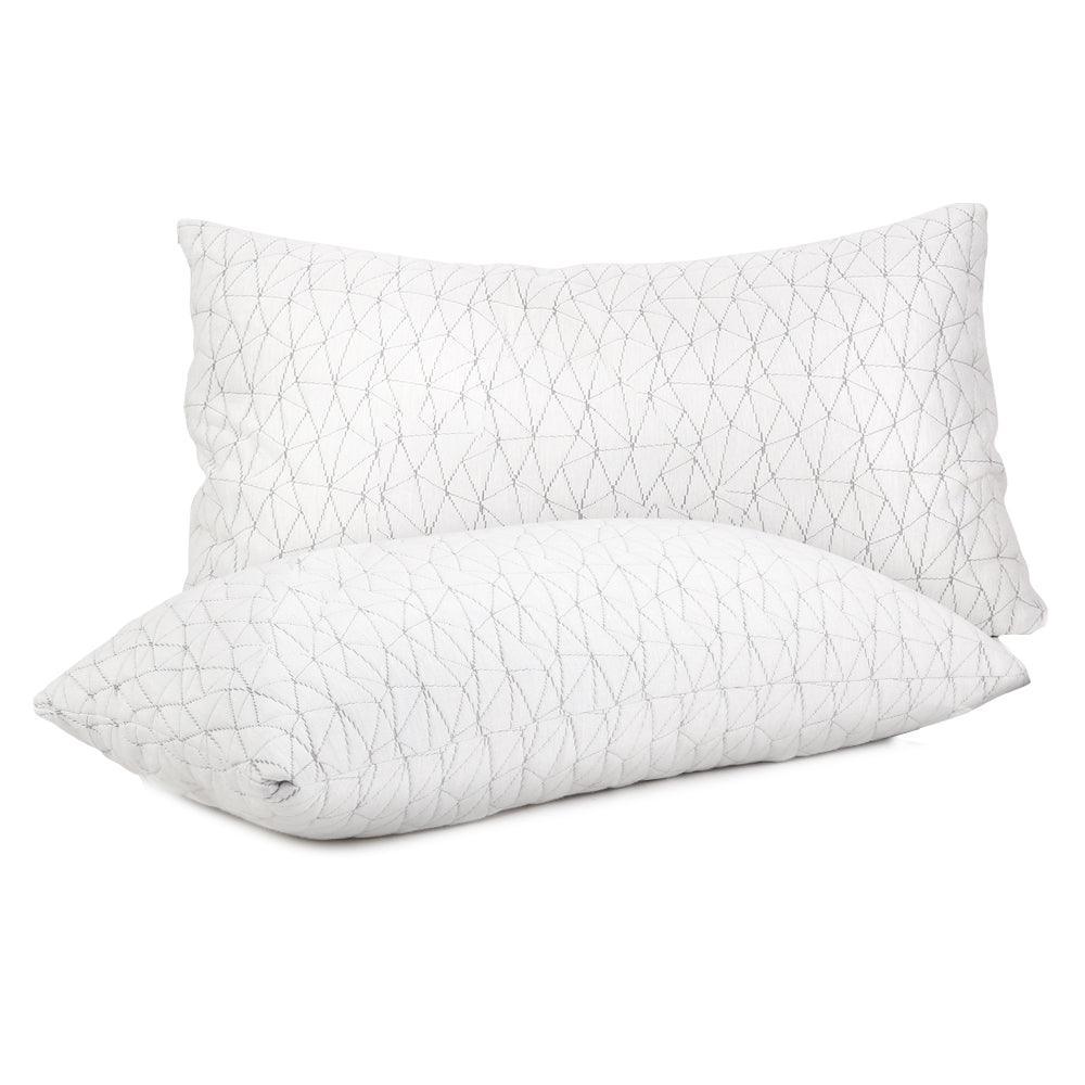 Giselle Bedding Set of 2 Rayon Single Memory Foam Pillow - John Cootes