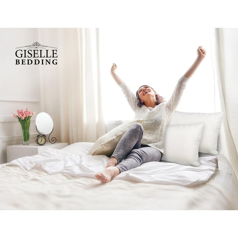 Giselle Bedding Set of 2 Visco Elastic Memory Foam Pillows - John Cootes