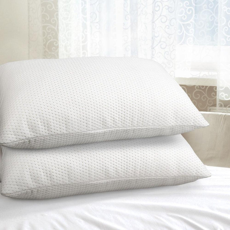 Giselle Bedding Set of 2 Visco Elastic Memory Foam Pillows - John Cootes