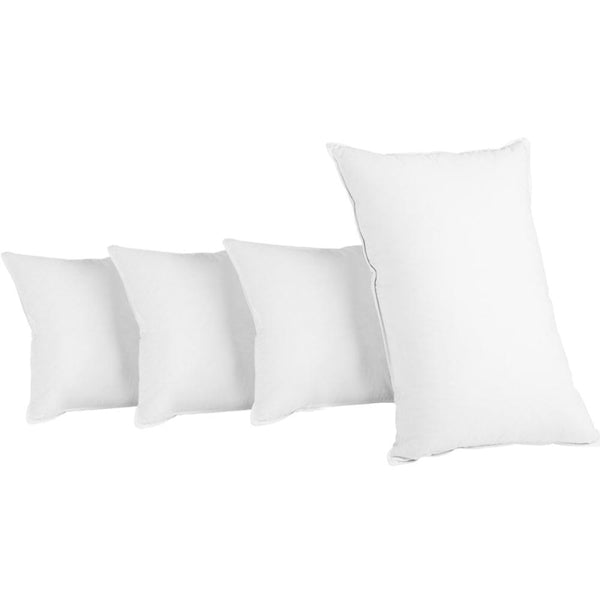 Giselle Bedding Set of 4 Medium & Firm Cotton Pillows - John Cootes