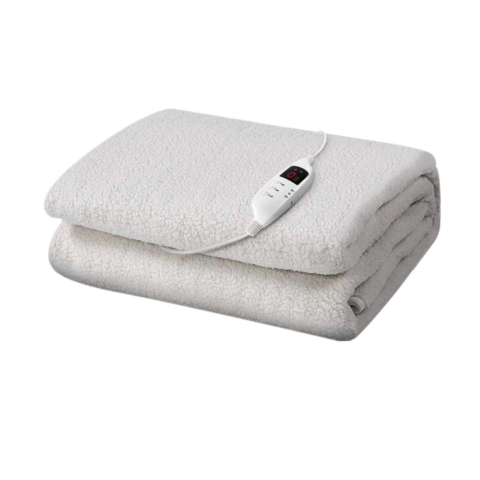 Giselle Bedding Single Size Electric Blanket Fleece - John Cootes