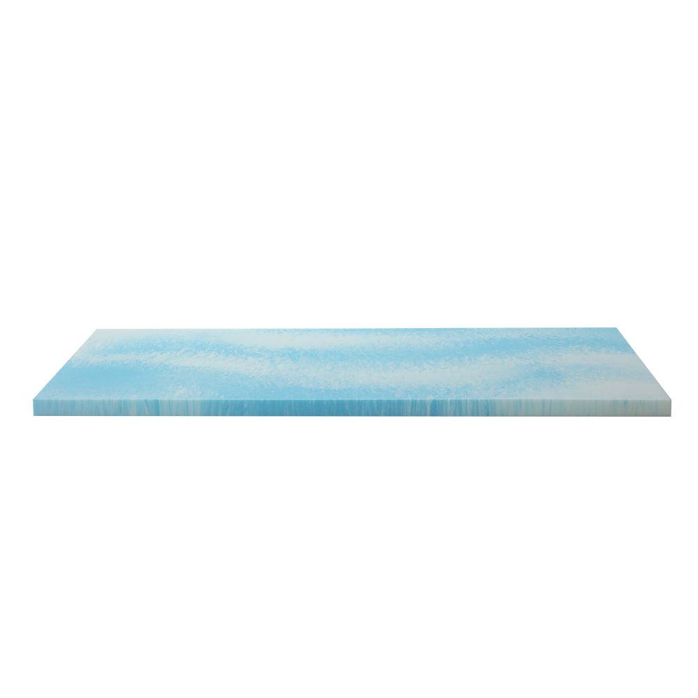 Giselle Cool Gel Memory Foam Topper Mattress Toppers w/ Bamboo Cover 5cm DOUBLE - John Cootes
