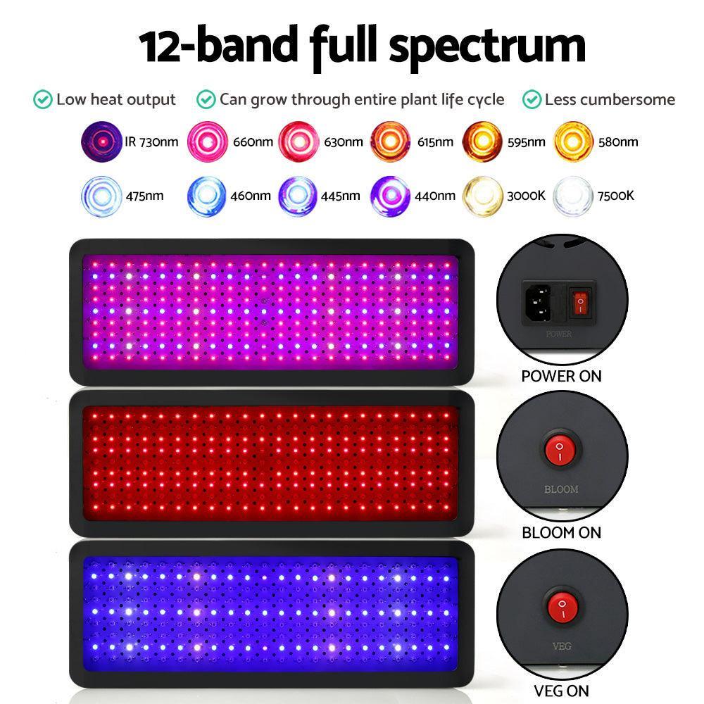 Green Fingers 2000W LED Grow Light Full Spectrum - John Cootes