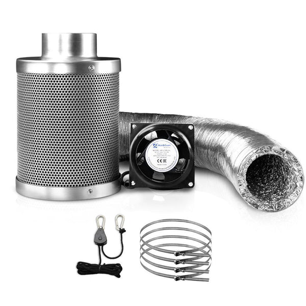 Green Fingers Ventilation Fan and Active Carbon Filter Ducting Kit - John Cootes