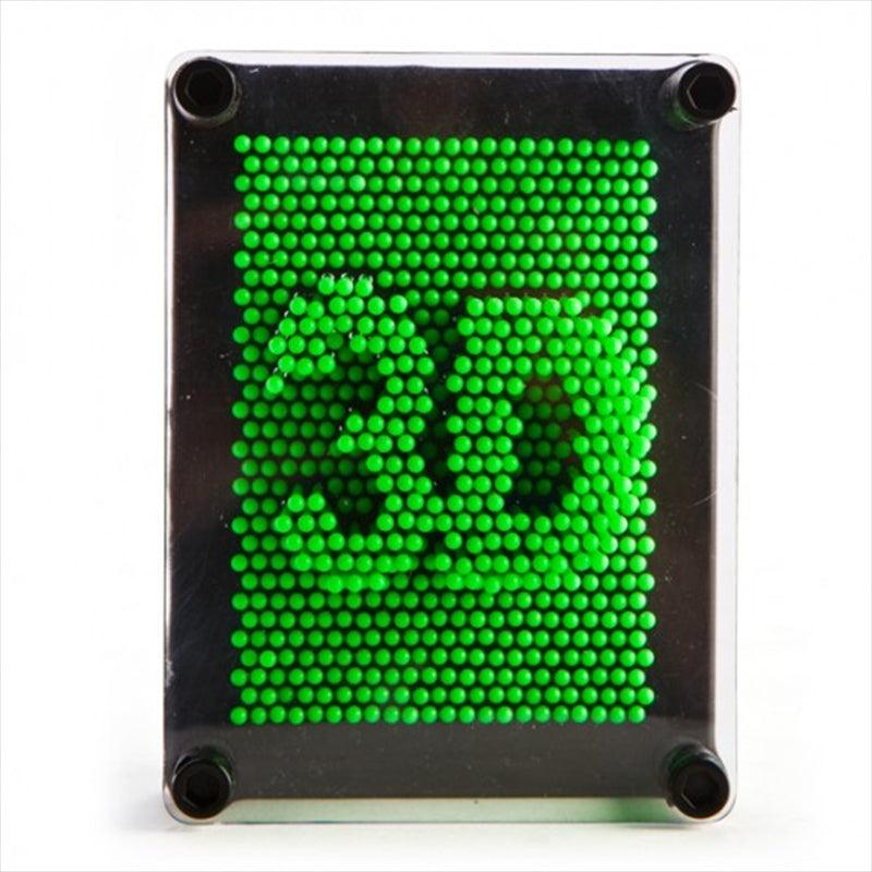 Green Neon Pin Art - John Cootes