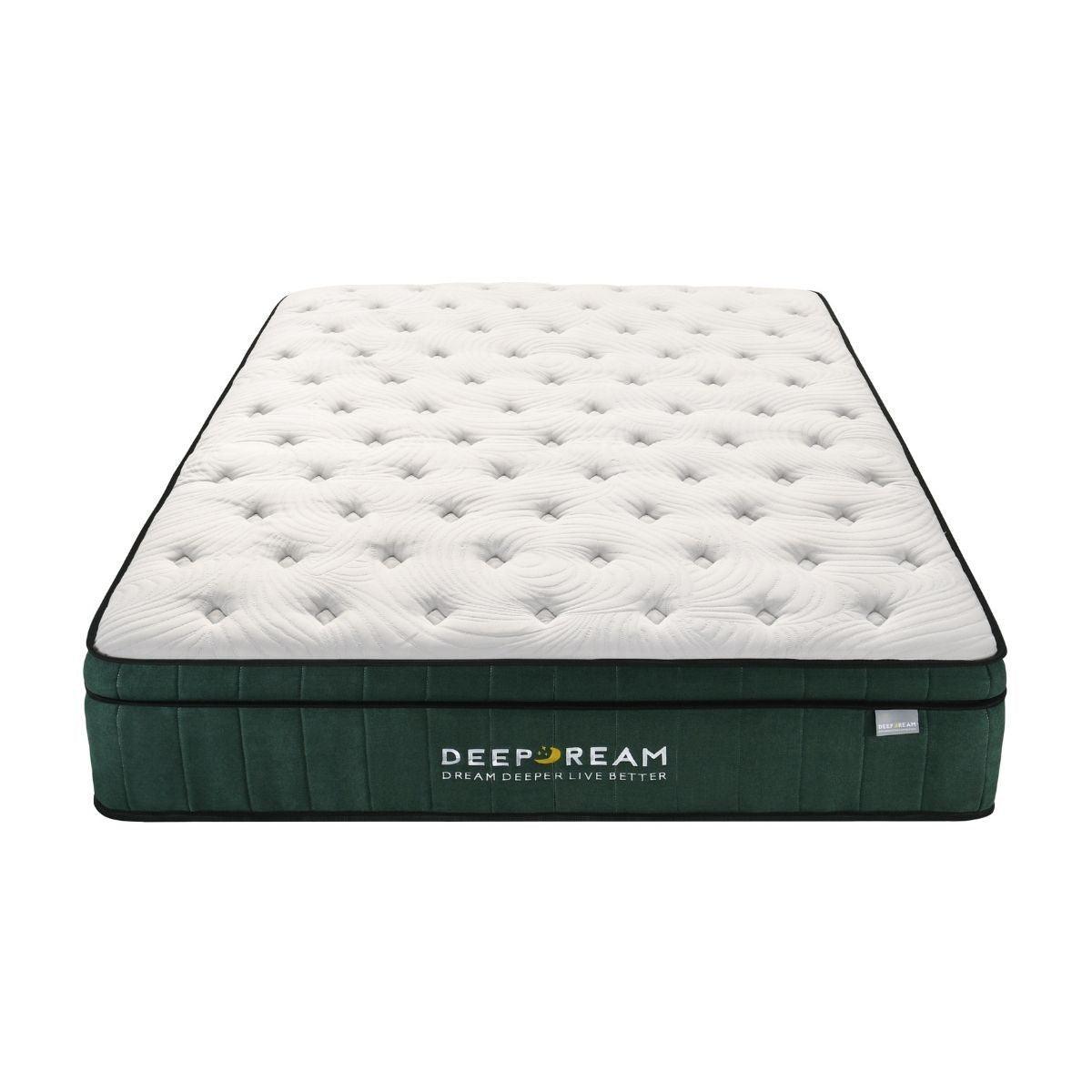 Green Tea Cool Gel Memory Foam Mattress 36cm 5 Zone King Single - John Cootes