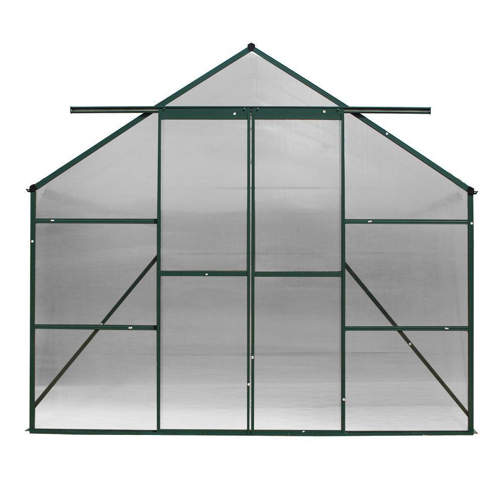 Greenfingers Aluminium Greenhouse Green House Garden Polycarbonate 4.43X2.44M - John Cootes