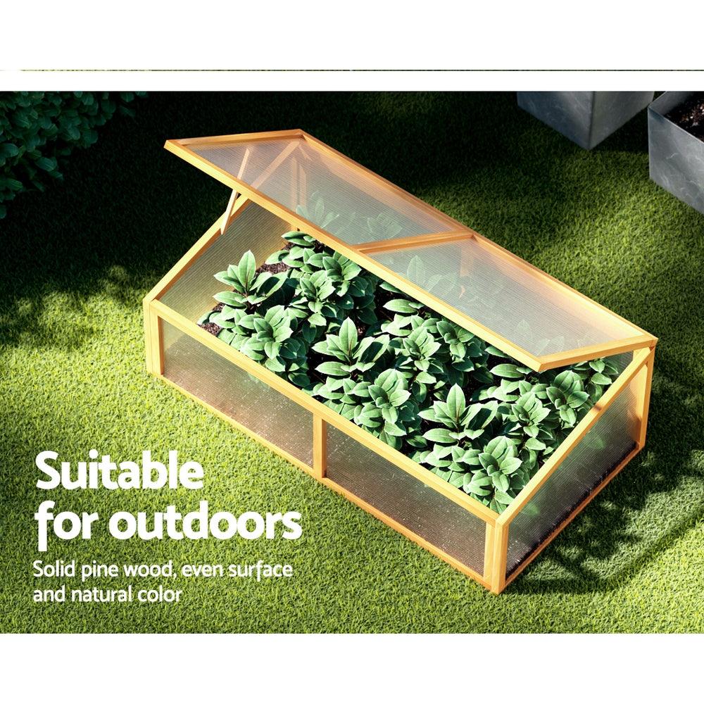 Greenfingers Garden Bed Raised Wooden Planter Box Vegetables 110x58x41.5cm - John Cootes