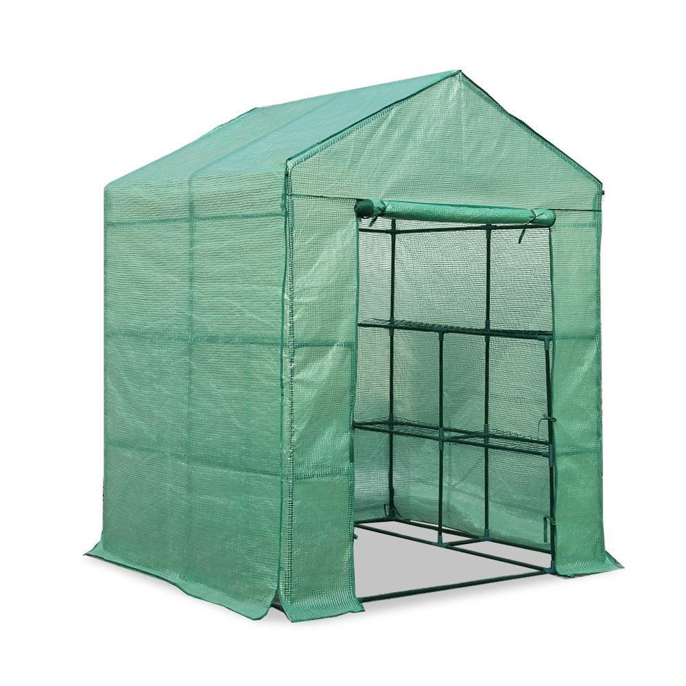 Greenfingers Greenhouse Green House Tunnel 2MX1.55M Garden Shed Storage Plant - John Cootes