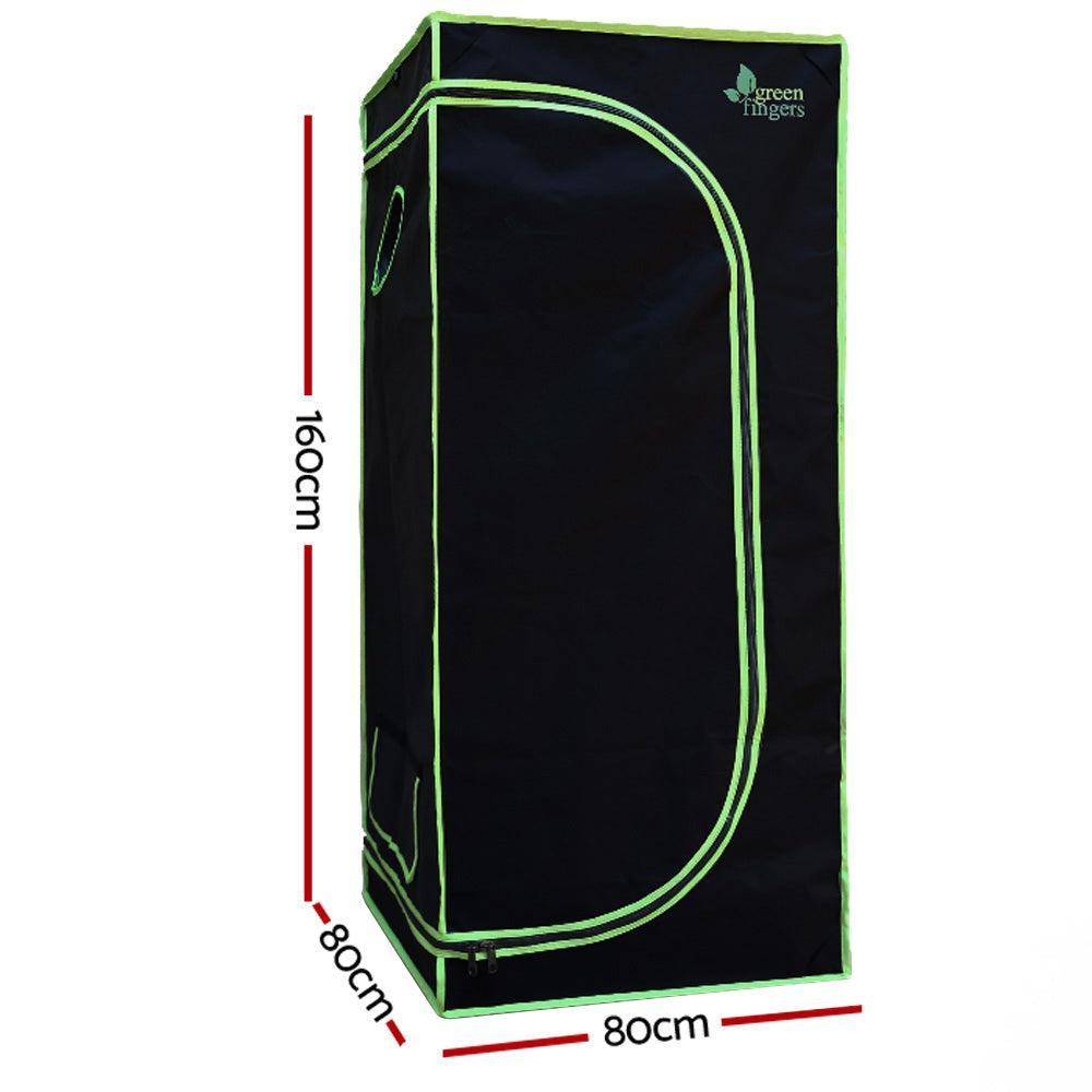 Greenfingers Grow Tent 1000W LED Grow Light 80X80X160cm Mylar 4" Ventilation - John Cootes