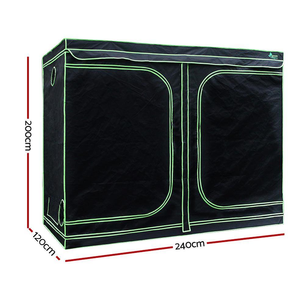 Greenfingers Grow Tent 2000W LED Grow Light 240X120X200cm Mylar 6" Ventilation - John Cootes