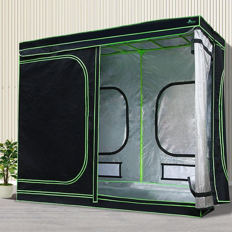 Greenfingers Grow Tent 2000W LED Grow Light 240X120X200cm Mylar 6" Ventilation - John Cootes
