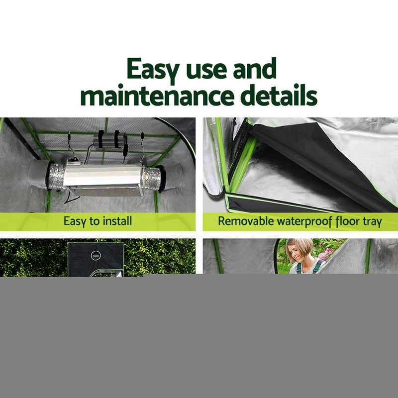 Greenfingers Grow Tent 2200W LED Grow Light Hydroponic Kits System 1.5x1.5x2M - John Cootes
