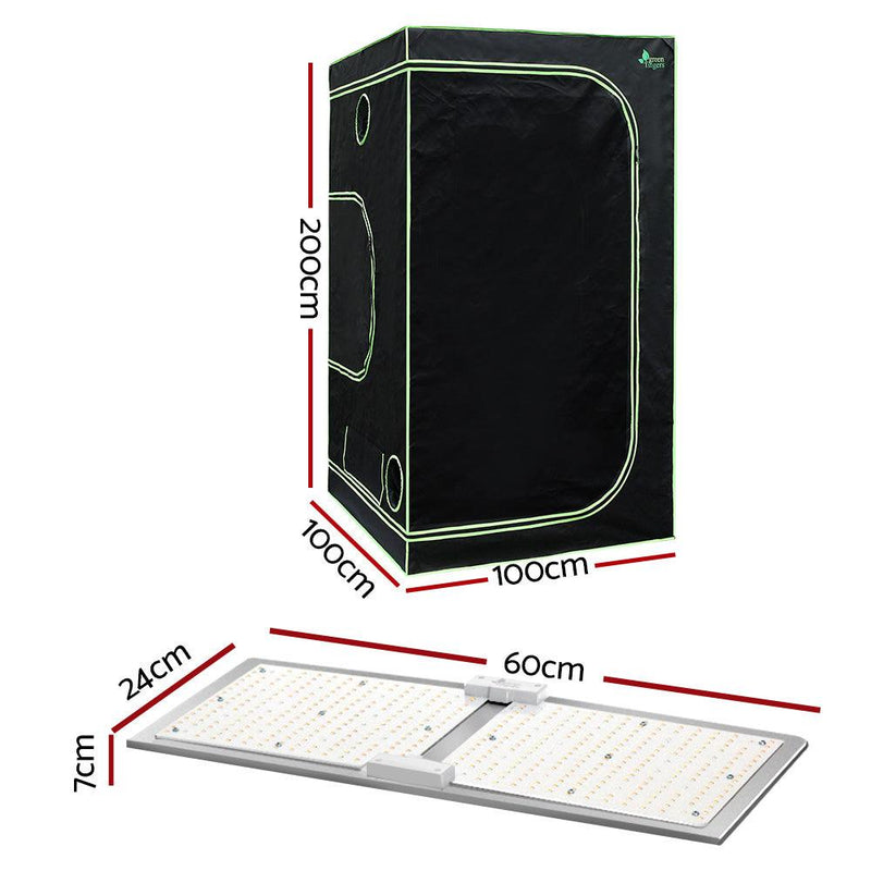 Greenfingers Grow Tent 2200W LED Grow Light Hydroponics Kits Hydroponic System - John Cootes