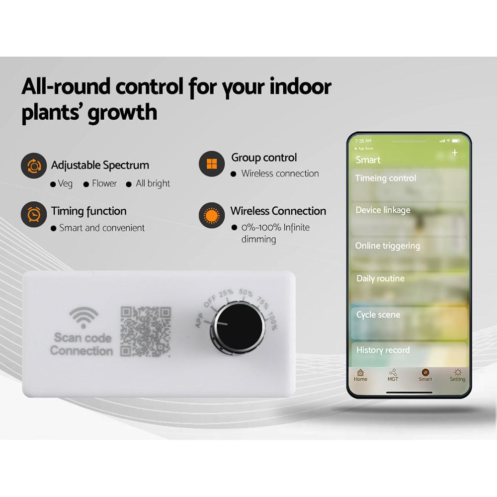 Greenfingers Grow Tent 2200W LED Grow Light Hydroponics Kits Hydroponic System - John Cootes