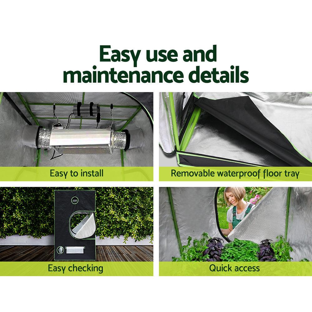 Greenfingers Grow Tent 2200W LED Grow Light Hydroponics Kits System 1.2x1.2x2M - John Cootes