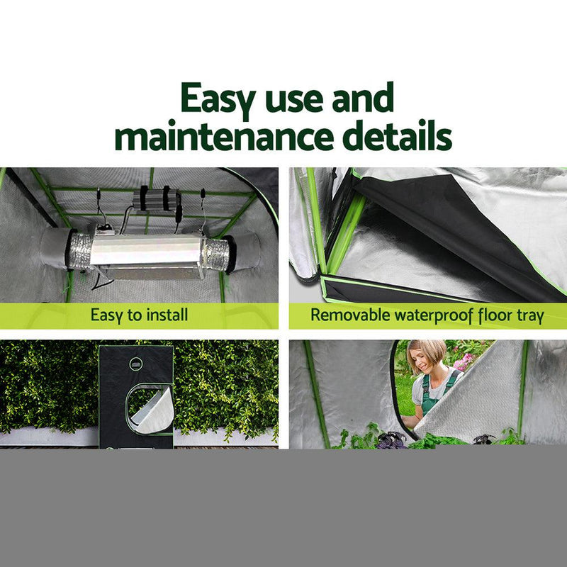 Greenfingers Grow Tent 4500W LED Grow Light Hydroponics Kits System 1.2x1.2x2M - John Cootes