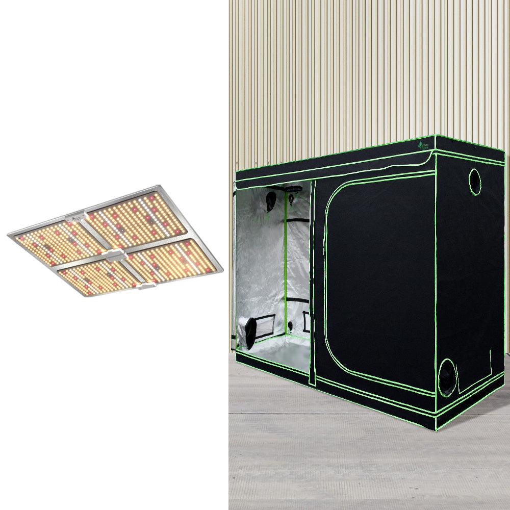 Greenfingers Grow Tent 4500W LED Grow Light Hydroponics Kits System 2.4x1.2x2M - John Cootes