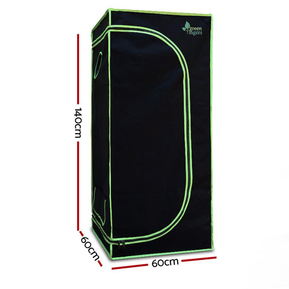 Greenfingers Grow Tent 600W LED Grow Light 60X60X140cm Mylar 4" Ventilation - John Cootes