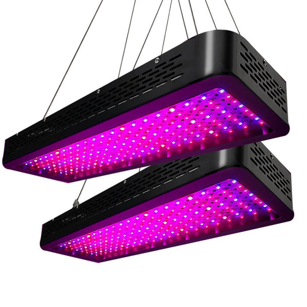 Greenfingers Set of 2 LED Grow Light Kit Hydroponic System 2000W Full Spectrum Indoor - John Cootes