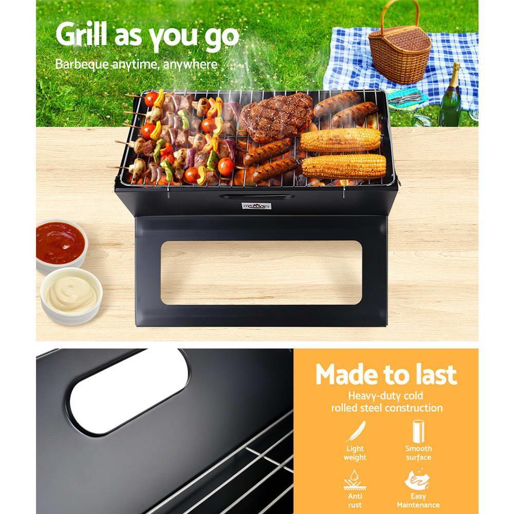 Grillz Notebook Portable Charcoal BBQ Grill - John Cootes