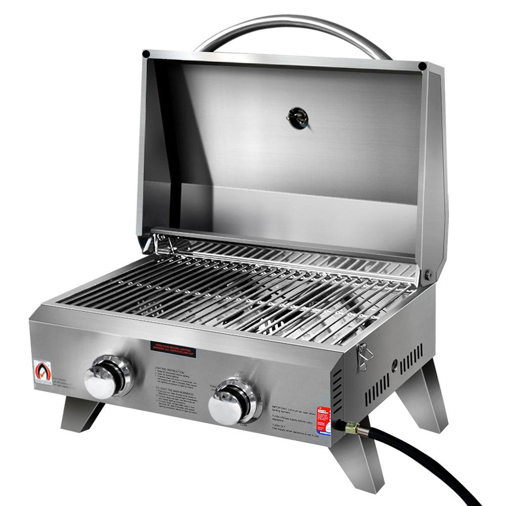 Grillz Portable 2 Burner Gas BBQ - John Cootes