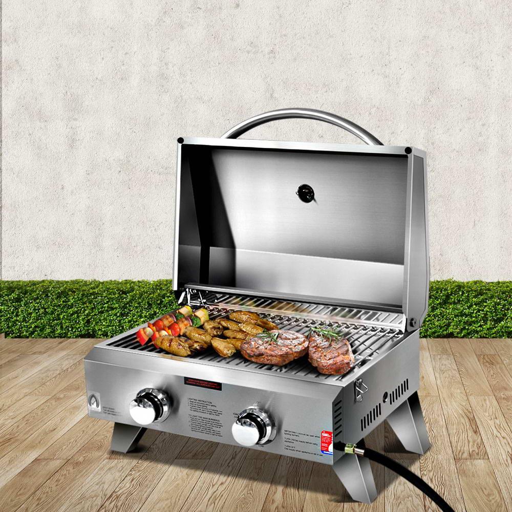 Grillz Portable 2 Burner Gas BBQ - John Cootes