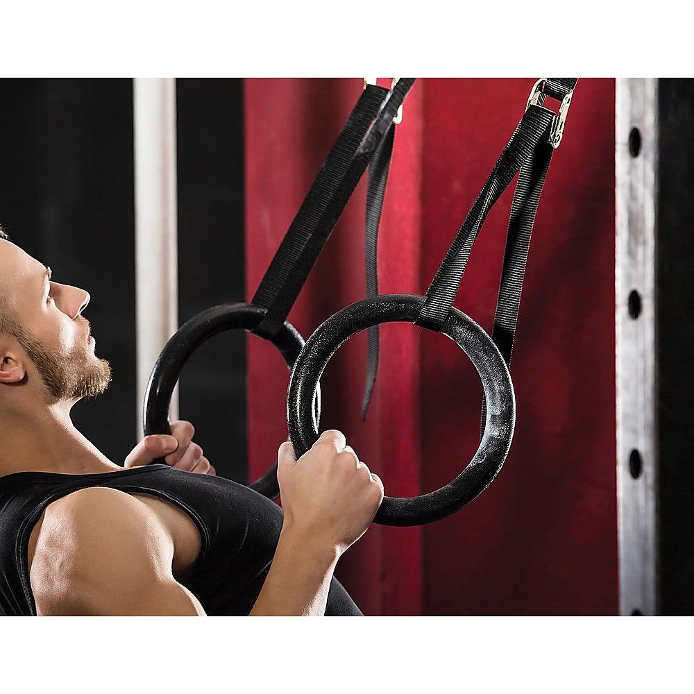 Gym Rings Hoop Gymnastic Exercise Training Fit - John Cootes