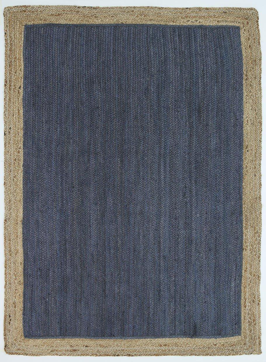 Hampton Grey Centre Jute Rug 230x320cm - John Cootes