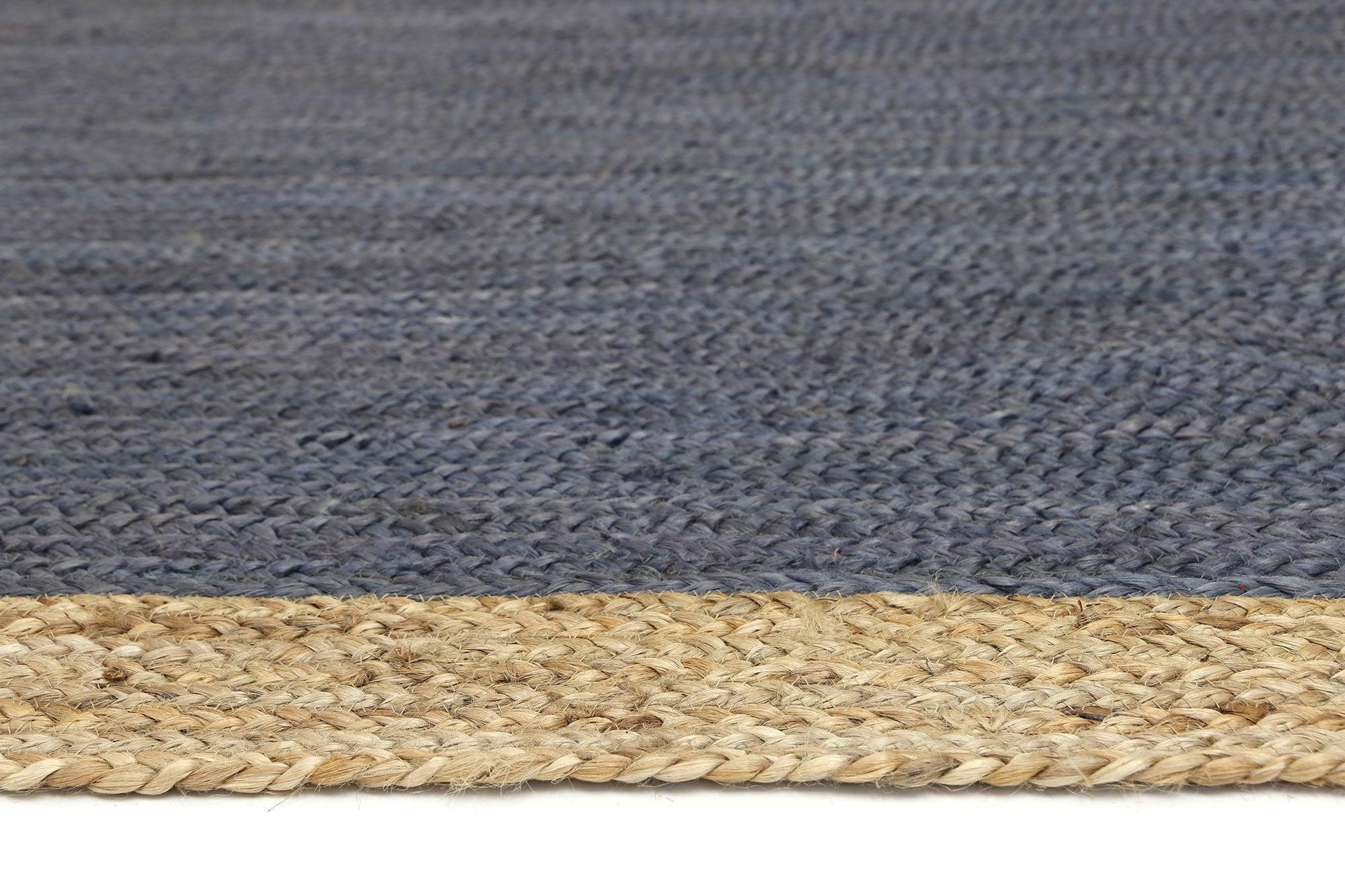 Hampton Grey Centre Jute Rug 230x320cm - John Cootes