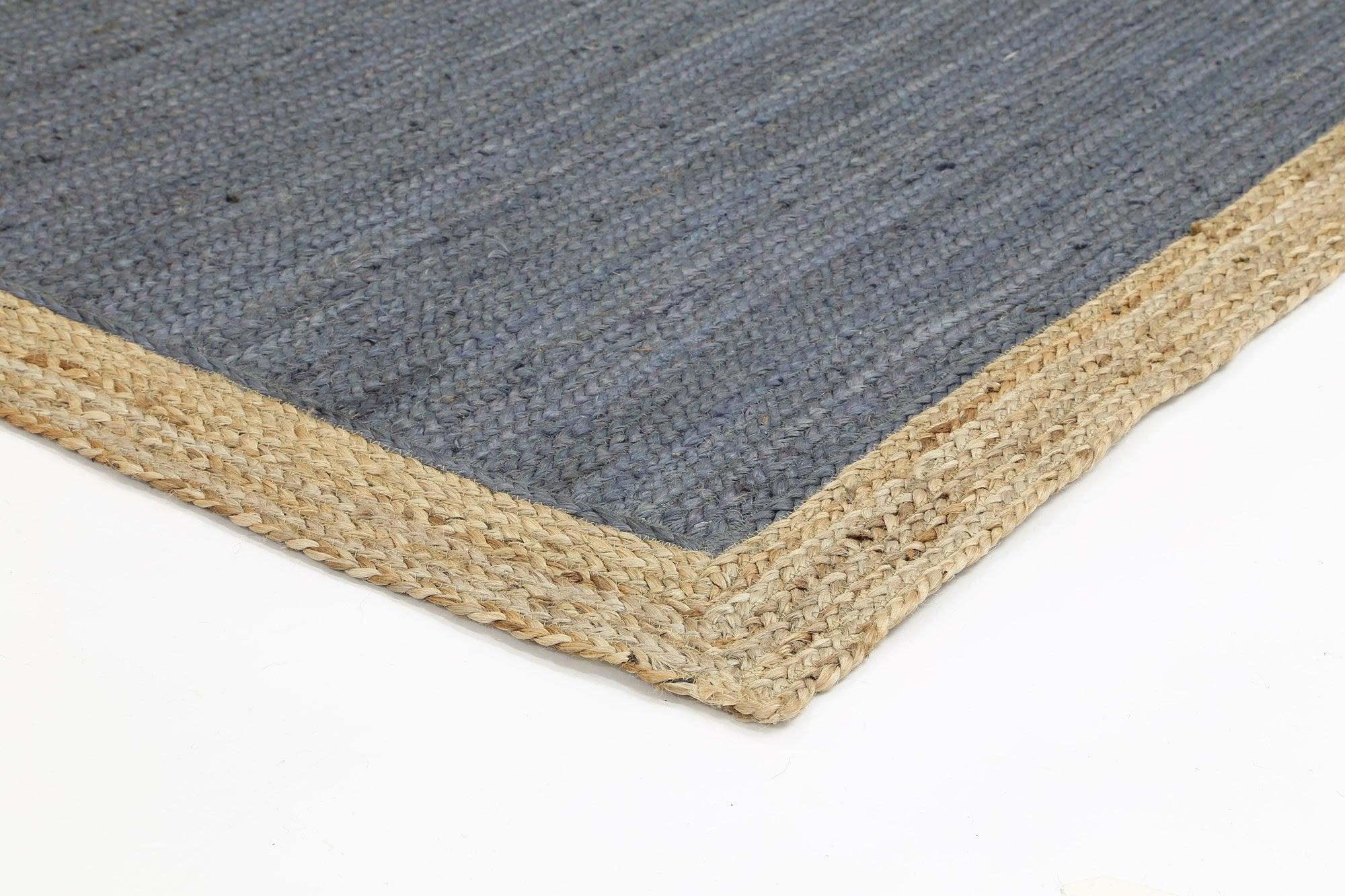 Hampton Grey Centre Jute Rug 230x320cm - John Cootes