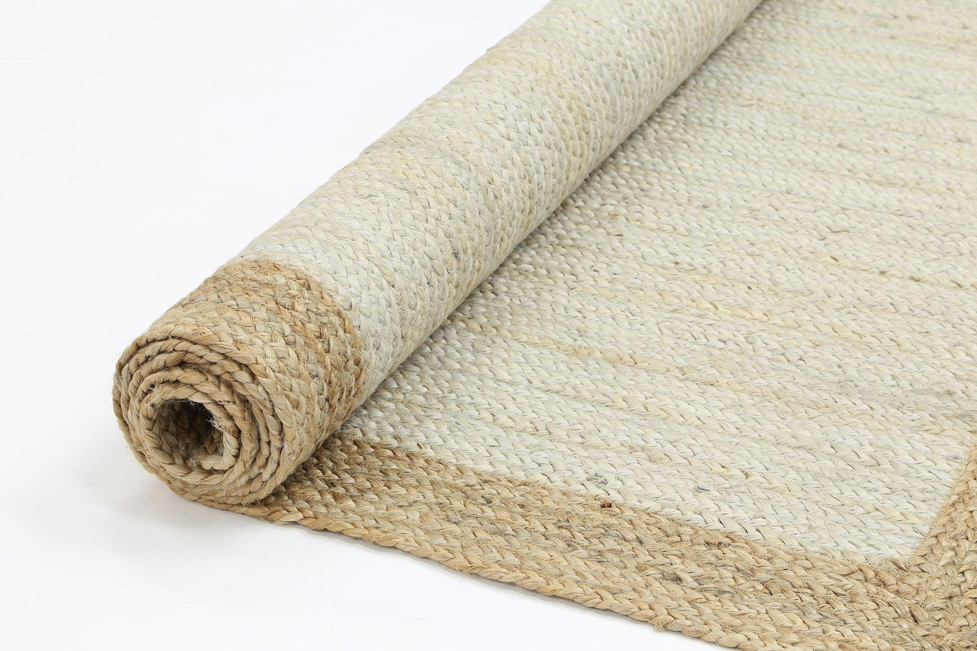 Hampton Light Pink Centre Jute Rug 230x320cm - John Cootes