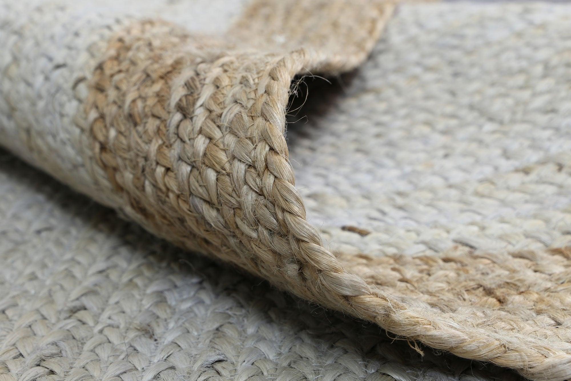 Hampton Light Pink Centre Jute Rug 230x320cm - John Cootes