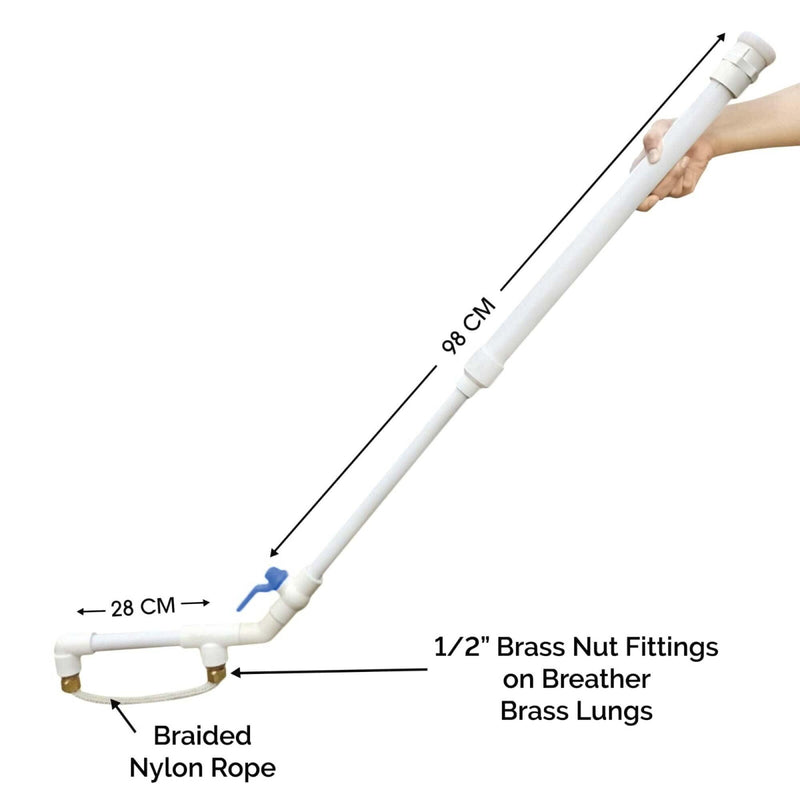 Hand Held Weed Wiper - Herbicide Rope Wick Applicator For Gardening Sprayer - John Cootes