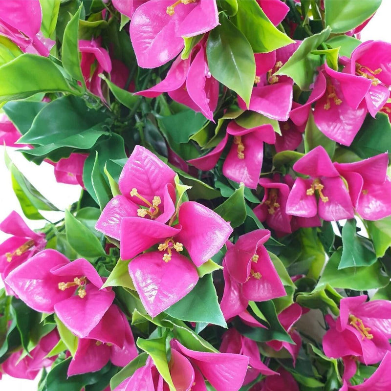 Hanging Artificial Bougainvillea Plant (Pink / Lilac) UV Resistant 90cm - John Cootes