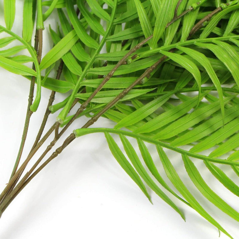 Hanging Fresh Green Bamboo Leaf Fern UV Resistant 80cm - John Cootes