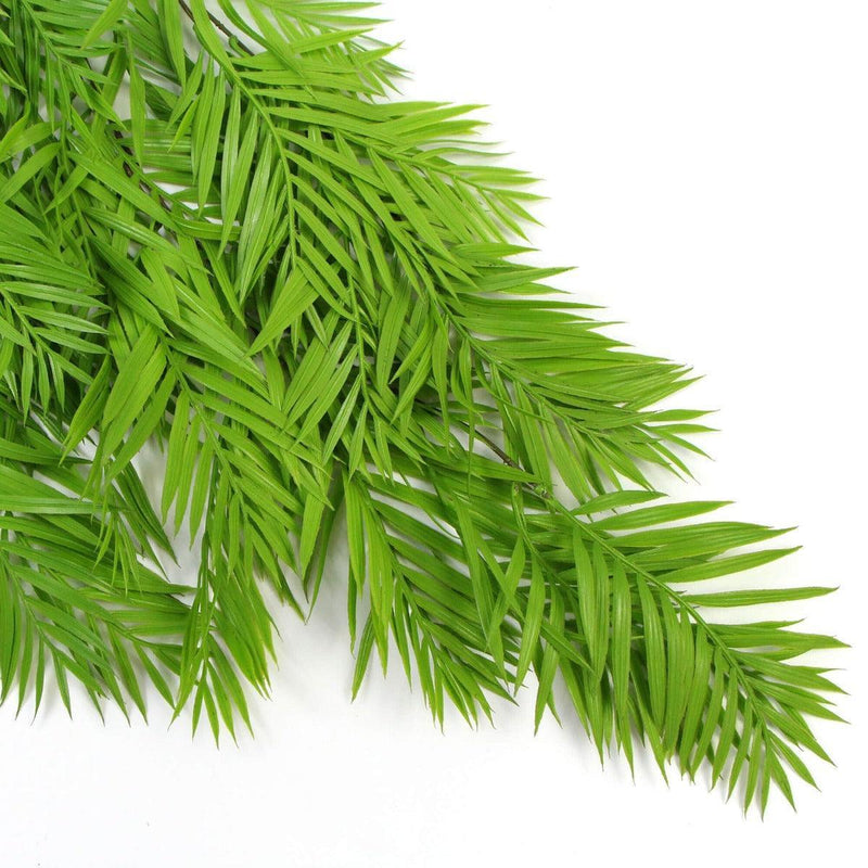 Hanging Fresh Green Bamboo Leaf Fern UV Resistant 80cm - John Cootes