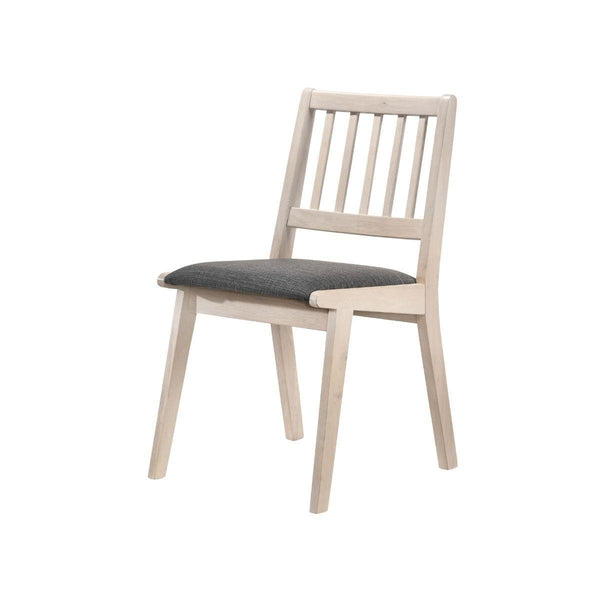 Harriette White Washed Oak Finish Dining Chair Set of 2 - John Cootes