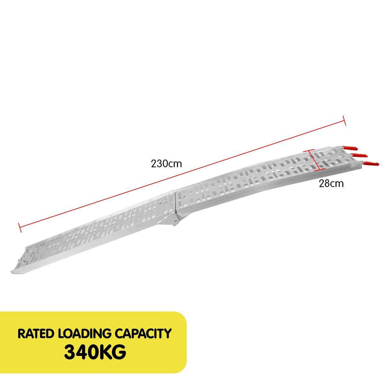 Heavy Duty Folding Aluminium Ramp - John Cootes