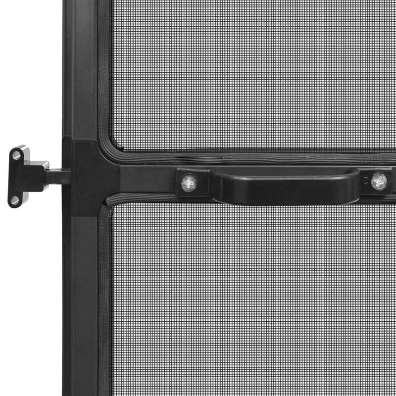 Hinged Insect Screen For Doors Anthracite 100x215 Cm - John Cootes