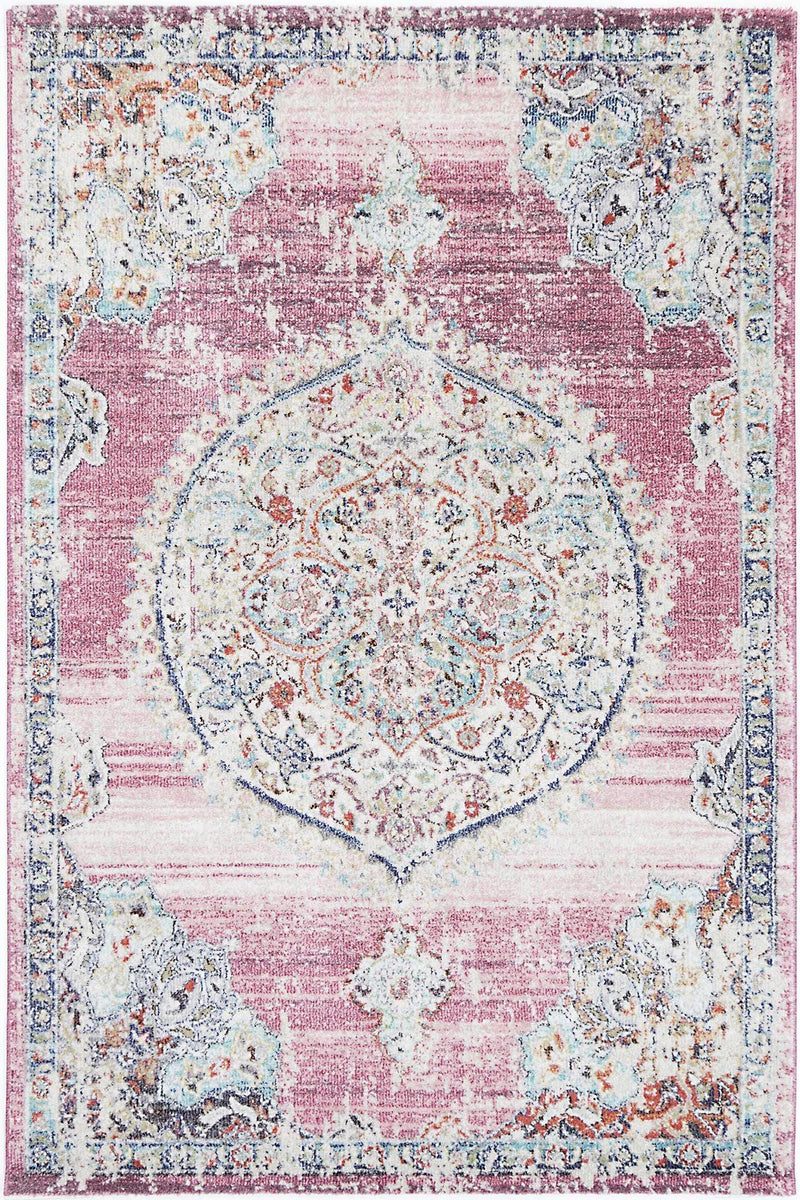 Hollow Medalion Transitional Blush Rug 160x230 cm - John Cootes