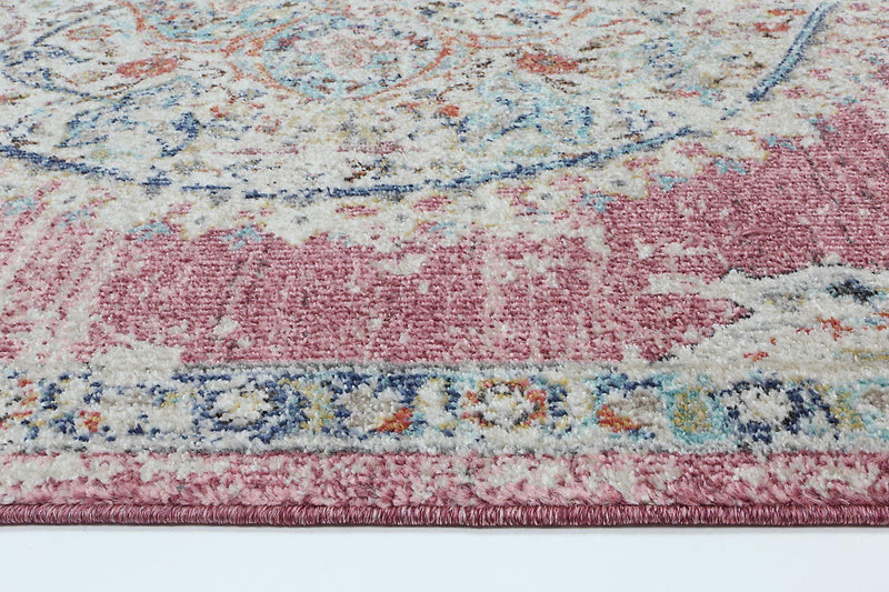 Hollow Medalion Transitional Blush Rug 160x230 cm - John Cootes