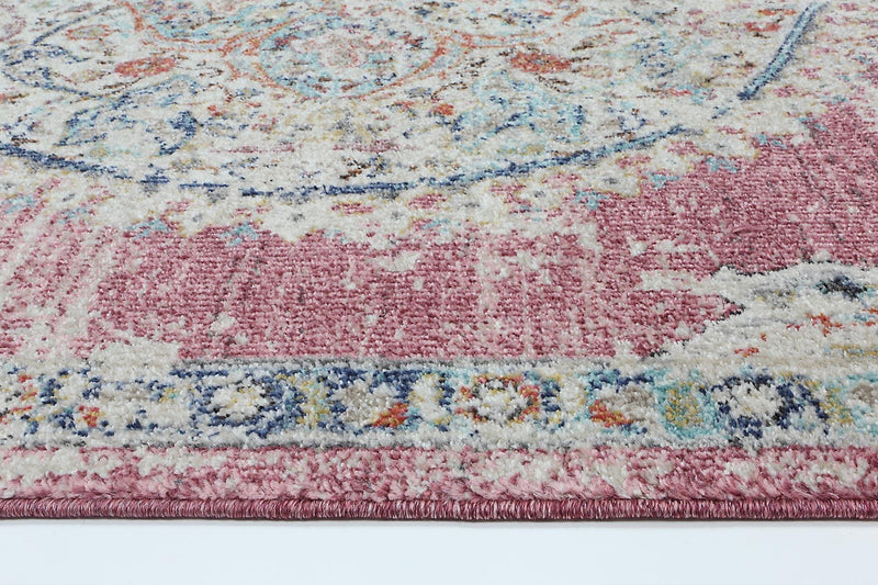 Hollow Medalion Transitional Blush Rug 80x300 cm - John Cootes