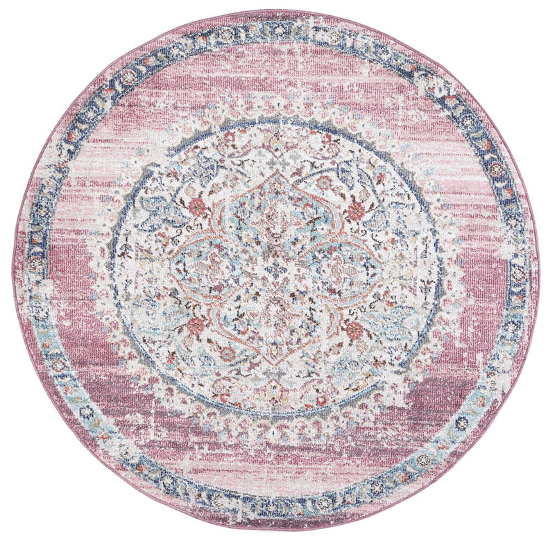 Hollow Medalion Transitional Blush Rug 80x300 cm - John Cootes